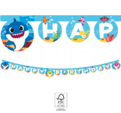Girlanda Happy Birthday Baby Shark - Procos