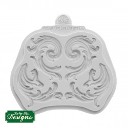 Silikonová forma zakřivené rozkvět - Katy Sue