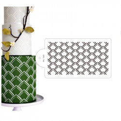 Stencil šablona na dort - listy - Cakesicq