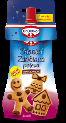 Zdobicí poleva tmavá kakaová 140g - Dr. Oetker