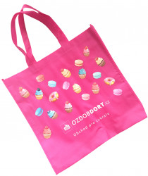 Textilní taška růžová Ozdobdort.cz