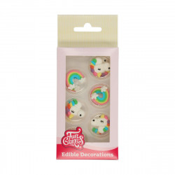 Cukrové zdobení 12ks Unicorn - FunCakes