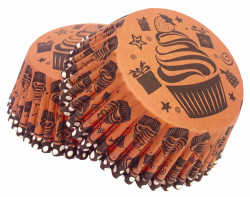 Košičky na muffiny motiv cupcakes (50 ks) - Alvarak