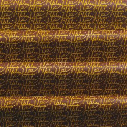 Transfer fólie 40x25cm JOYEUSES FETES zlaté psaní - PCB