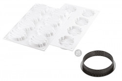 Sada na tartaletky Tarte Honore 8cm - Silikomart