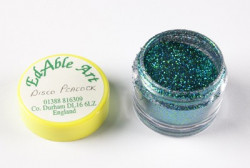 Třpyt dekorační disco Peacock - Edable Art