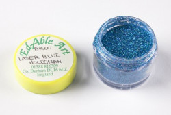 Třpyt dekorační disco Laser Blue Hologram - Edable Art