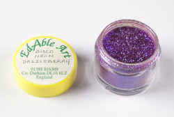 Třpyt dekorační disco Neon Dazzleberry - Edable Art