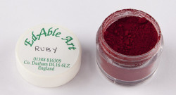 Prachová barva Ruby - Edable Art