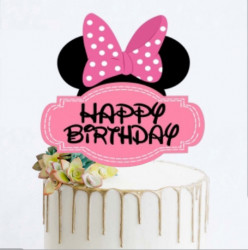 Zápich do dortu Minnie Happy Birthday - Cakesicq