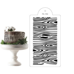 Stencil šablona dřevo 40x21cm - Cakesicq