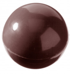 Forma na pralinky polokoule 30x15mm - CHOCOLATE WORLD