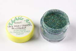 Třpyt dekorační disco Caymen Green Hologram - Edable Art