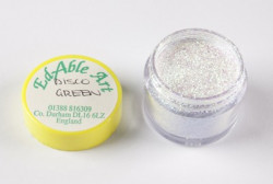 Třpyt dekorační disco Green - Edable Art