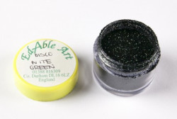 Třpyt dekorační disco Nite green - Edable Art