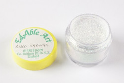 Třpyt dekorační disco Orange - Edable Art