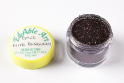 Třpyt dekorační disco Nite Burgundy - Edable Art