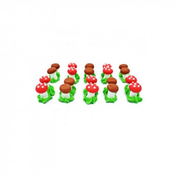 Cukrová figurka houby 20ks