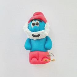 Figurka na dort Taťka Šmoula 30g z kokosové hmoty - Fagos