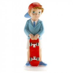 Figurka na dort skateboardista 16cm - Dekora