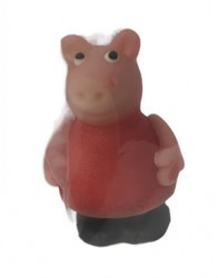 Marcipánová figurka červený prasátko 6x4 cm, 50g - Frischmann vyškov