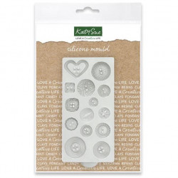 Silikonová formička knoflíky - Katy Sue