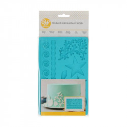 Silikonová forma moře 19,7 x 12,5 cm - Wilton