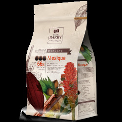 Cacao Barry Origin čokoláda MEXIQUE hořká 66% 1kg - Callebaut
