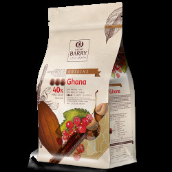 Cacao Barry Origin čokoláda Ghana mléčná 40% 1kg - Callebaut