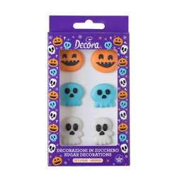 Cukrová dekorace halloween, 6ks - Decora