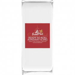 SweetArt potahovací a modelovací hmota vanilková White (1 kg)