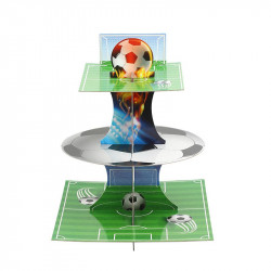 Papírový stojan na muffiny a capcaky fotbal - Cakesicq