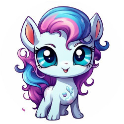 Jedlý papír malý poník 19,5cm - PICTURE