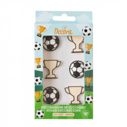 Cukrové dekorace fotbalový šampion - Decora