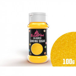 SweetArt dekorační cukr žlutý (100 g)