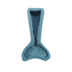 Silikonová formička ocas mořské panny 9cm - Cakesicq