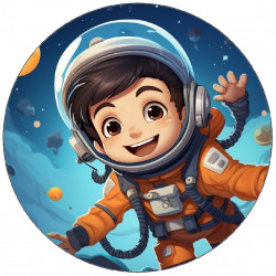 Jedlý papír malý austronaut 19,5cm