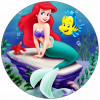 Jedlý papír Ariel malá mořská víla 19,5 cm