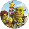 Jedlý papír Shrek a rodina 19,5 cm