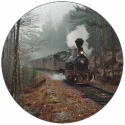 Jedlý papír vlak v lese 19,5 cm