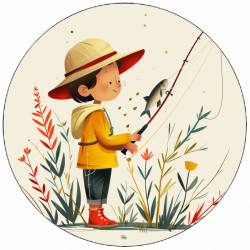 Jedlý papír malý rybář 19,5 cm