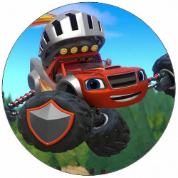 Jedlý papír Plamínek rytíř 19,5 cm