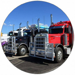 Jedlý papír různé kamiony 19,5 cm