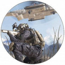 Jedlý papír Call of duty dřepící muž 19,5 cm