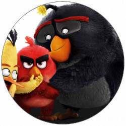Jedlý papír Angry birds přátelé 19,5 cm