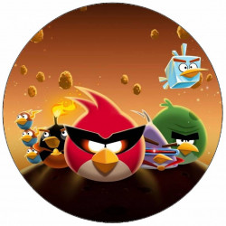 Jedlý papír Angry birds vesmír 19,5 cm