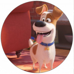 Jedlý papír Tajný život mazlíčků Max 19,5 cm