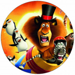 Jedlý papír Madagascar cirkus 19,5 cm