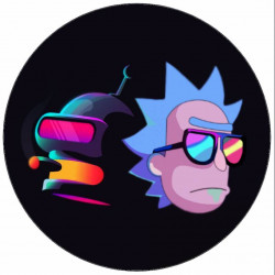 Jedlý papír Futurama Bender a Rick 19,5 cm