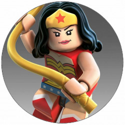Jedlý papír Lego Wonder Woman 19,5 cm